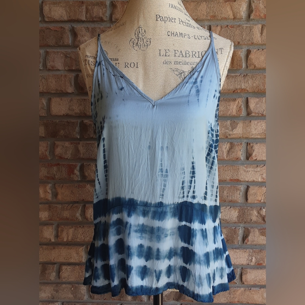 Cecilie Copenhagen Phylis Blue Camisole Art To Wear Top.